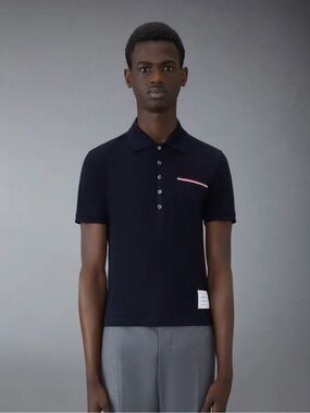Thom Browne PIQUE POCKET POLO